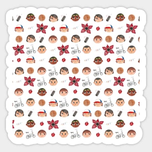 Stranger Things Pattern Sticker